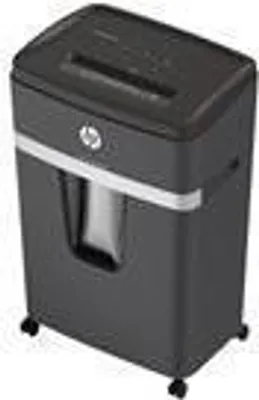 Produktbild von Hewlett Packard 581837 PRO SHREDDER 12MC Aktenvernichter, Mikroschnitt, P-5, 12 Karten, 25l, dunkelgrau