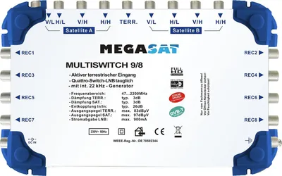 Obrázek produktu pro Megasat Multiswitch 9/8