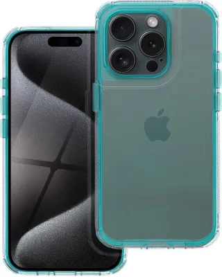 Produktbild von Matrix Clear Case Handyhülle kompatibel mit iPhone 15 Mintgrün