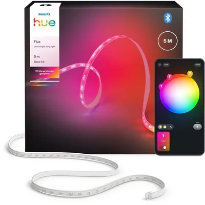 Image de Bande lumineuse Philips Hue Flux Ultra-Brigh 48W 4800 lm 2000- 6500 K RGBW Zigbee Bluetooth 5 m