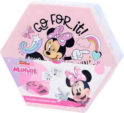 Produktbild von Aufklappbare Box mit Malutensilien – Minnie Mouse