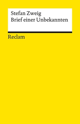 Image de Brief einer Unbekannten. Novelle