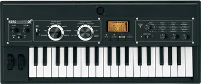 Obrázok produktu pre Korg microKORG XL+, Digitálny syntetizátor, ladenie, Čierna, LCD, AC, Batérie, AA