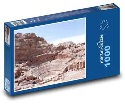 Obrázek produktu pro Puzzle 1000 Starověký amfiteátr Petra - martinpuzzle