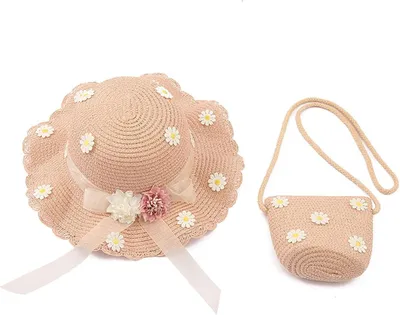 Productafbeelding van Zonnehoed UV-bescherming - Strohoed - Strandhoed - Opvouwbaar - Mini Strozak - Roze 11,5 x 13,5 cm