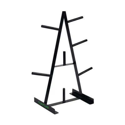 Image de Support de rangement rack pour disques et poids diamètre 30mm noir