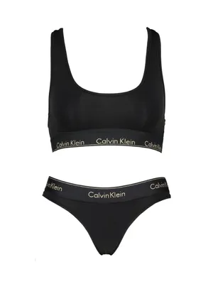 Produktbild von Calvin Klein Unterwäsche Set BH & String Schwarz Größe L