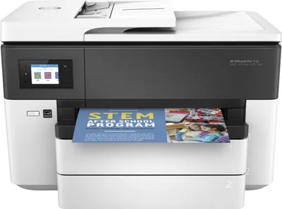Obrázek produktu pro HP OfficeJet Pro 7730 Bezdr. př. All-in-One Barva Tiskárna, Oboustranný tisk; Kopírka, skener, Termotiskárna, Barevný tisk, 4800 x 1200 DPI, Barevné kopírování, A3, Přímý tisk