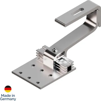Produktbild von V8 Dachhaken Aluminium 3-fach verstellbar LL 160mm