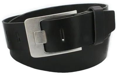 Obrázek produktu pro Kožený pásek značky Vascavi, vyrobený z buvolí kůže, celokožený, vhodný k džínům, šířka cca 4,5 cm