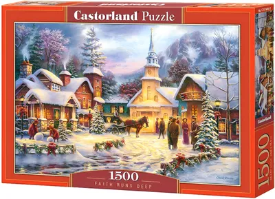 Produktbild von Puzzle 1500 elementów. Der Glaube ist tief