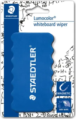 Produktbild von Whiteboardlöscher Lumocolor blau Packung mit 10 Stück