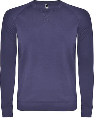 Produktbild von Roly SU1104 | Herren Annapurna Sweatshirt, Slub Garn - Farbe: Denim Blue 86 - Größe: XXL