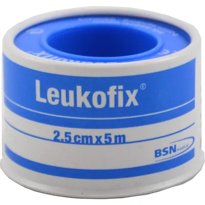 Obrázok produktu pre Leukofix 2,5 cm x 5 m priehľadná fixačná náplasť šetrná k pokožke, 1 ks náplasti