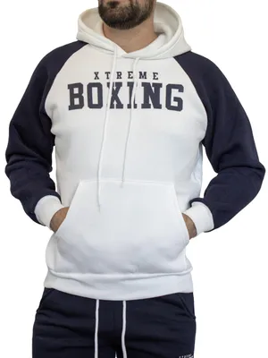 Produktbild von Fleece-Kapuzenpullover für Herren mit Vordertaschen, sportlich und bequem