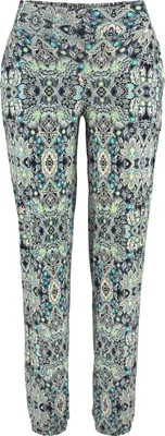 Produktbild von LASCANA Strandhose mit Ethnoprint aus leichter Viskoseware marine-bedruckt Größe 40