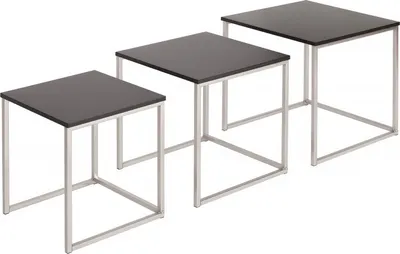 Obrázek produktu pro Trio stolů New Fusion lesklá černá
