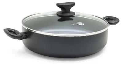 Zdjęcie produktu dla Patelnia GreenPan Torino, 24 cm, z pokrywką, pojemność 2,91 l, ceramiczna, z powłoką nieprzywierającą