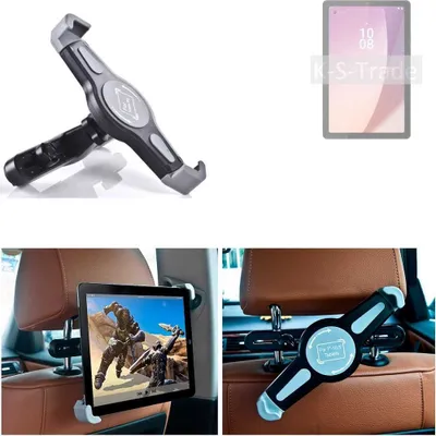 Produktbild von K-S-Trade Tablethalterung kompatibel mit Lenovo Tab M9 Wi-Fi KFZ Kopfstützen Halterung 360° Auto Sitzhalterung Headrest Holder Halter Tablet PC