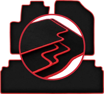 Immagine prodotto di Tappetini CARLUX-RED per: Hyundai ix20 Minivan (2010-2018)