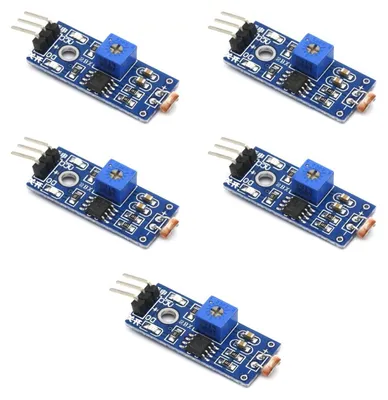 Productafbeelding van Lichtsensor Module - Lichtdetector Sensor - Automatische Verlichting - Instelbare Gevoeligheid - 5 Stuks - Groen