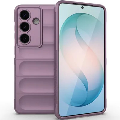 Produktbild von Handyhülle für Samsung Galaxy S26 Weich TPU Silikon Stossfest Anti-rutsch Hülle Lila