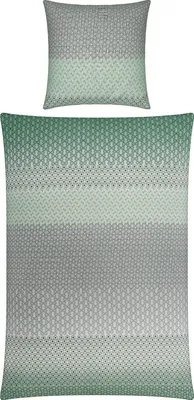 Produktbild von REDBEST Bettwäsche jade-grau 1x 155x220 cm + 1x 80x80 cm