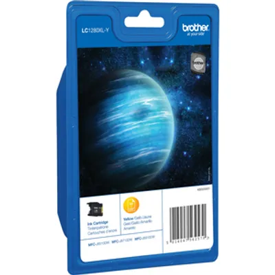 Produktbild von Brother LC1280XLY Tintenstrahl Tintenpatrone - Gelb - Original - 1 Pack - Tintenstrahl - 1200 Seiten - 1er Pack