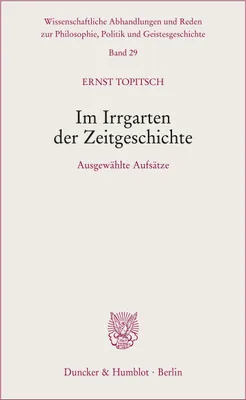Produktbild von Im Irrgarten der Zeitgeschichte.