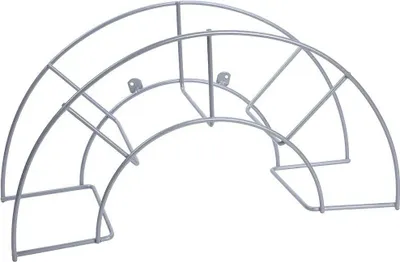 Produktbild von Sauvic 60x30x20 Cm Schlauchhalterung Silber XL Silber XL