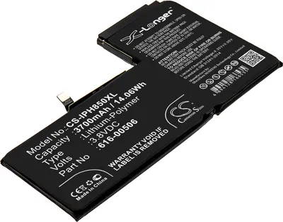Image de TECHTEK Batterie compatible avec [Apple] A1921, A2014, A2100, A2101, A2102, A2103, iPhone 11.4, iPhone Xs Max remplace 616-00506