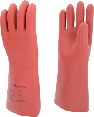 Produktbild von KS TOOLS Elektriker-Schutzhandschuh mit mechanischen und thermischen Schutz, Größe 12, Klasse 3, rot ( 117.0015 )