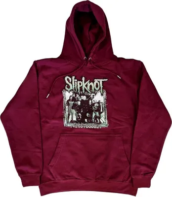 Obrázek produktu pro Slipknot - Mikina s kapucí pro muže/dámy Uni RO4025 (L) (Vínově červená)
