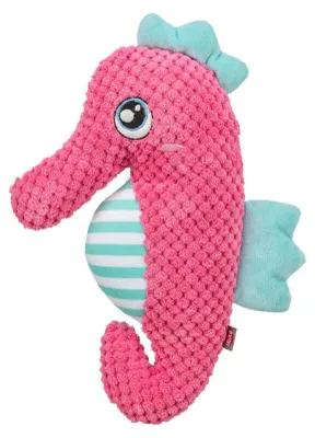 Image de Peluche pour chiens Trixie, hippocampe rose, 28 cm, polyester
