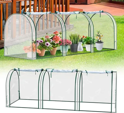Obrázek produktu pro Bettizia skleník Skleník na rajčata Pařeniště 270x90x90 cm bílá