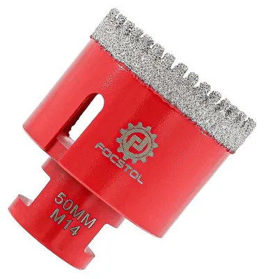 Image de Forets diamant de 50 mm, filetage M14, pour carrelage, céramique, marbre et granit