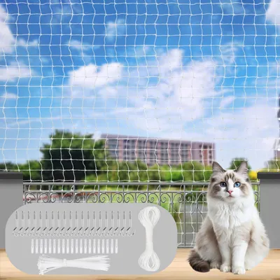 Produktbild von Omgoods – Katzenschutznetz für Balkon und Fenster, 2 x 3 Meter