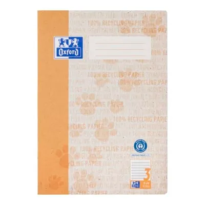 Produktbild von Oxford Schulheft "Recycling" DIN A4 16 Blatt Lineatur 3