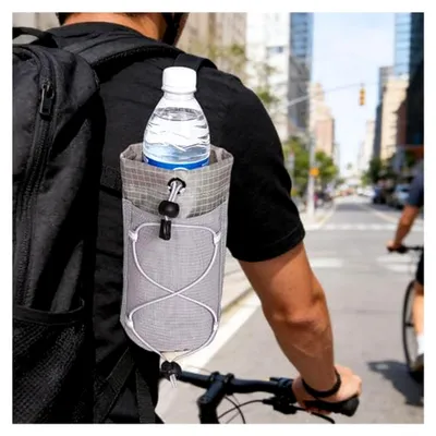Produktbild von Rucksack-Schultergurttasche – wasserdichter Handyhalter und Flaschenhalter für Reisen und Outdoor-Aktivitäten