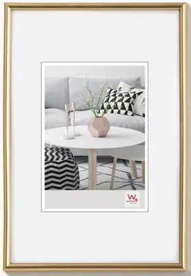 Produktbild von walther design Bilderrahmen gold 24 x 30 cm Galeria Kunststoffrahmen KG430H