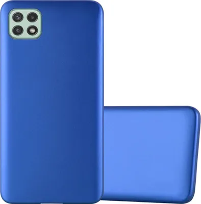 Produktbild von Cadorabo Schutzhülle für Samsung Galaxy A22 5G Hülle in Blau Handyhülle TPU Silikon Etui Cover Case