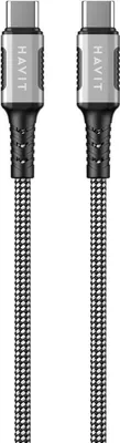 Produktbild von Havit CB6297 - Magnetisches Kabel USB Typ C auf USB Typ C 1m (schwarz)