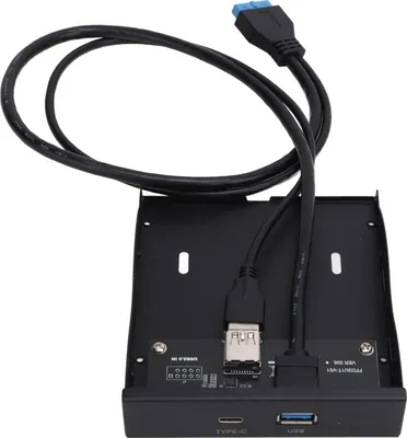 Obrázek produktu pro Rozbočovač USB 3.2 GEN1 s vysokorychlostním rozhraním 5Gb/s typu C a 19kolíkovou disketovou jednotkou USB 3.0 Female na předním panelu pro počítače