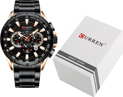 Produktbild von CURREN 8363 Herren-Armbanduhr, Quarzuhrwerk, mit Edelstahlarmband, drei Hilfszifferblaettern, Sekunde, Minute, Mikrosekunde, Chronograph, Datum, Kalender, Anzeige, wasserdicht, leuchtende Zeiger, tragbares Zubehoer