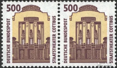 Produktbild von Briefmarken BRD (BR.Deutschland) 1993 Mi 1679wP waagerechtes Paar (kompl.Ausg.) gestempelt Sehenswürdigkeiten
