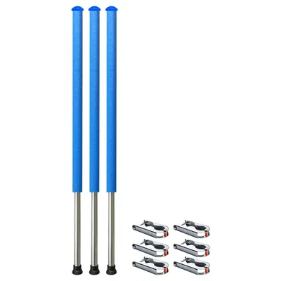 Produktbild von AWM Trampolin Sicherheitsnetz - Stangen 233 cm Pfosten Netzpfosten Netzstangen 244 305 366 400 430 460 cm Ersatzstangen -Set (3x)