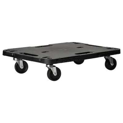 Produktbild von Transportroller Schwarz 58x38x12 cm PP