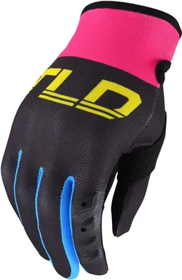 Produktbild von Troy Lee Designs GP Damen Motocross Handschuhe Farbe: Schwarz/Gelb, Grösse: S