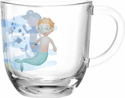 Obrázek produktu pro Leonardo hrnek Bambini Avventura Sea, hrnek, sodno-vápenaté sklo, vícebarevný, 280 ml, 044419