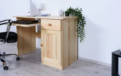 Produktbild von Schreibtisch Massivholz Kiefer